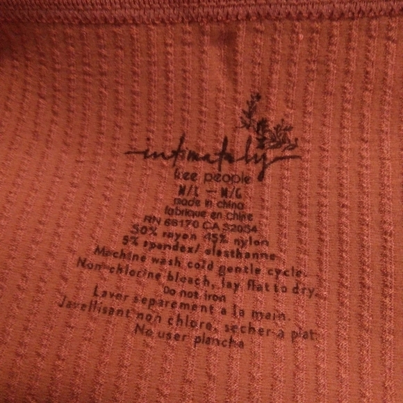 Solid Rib Brami in Terracotta - Picture 7 of 7